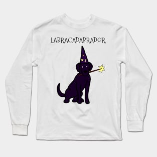 Labracadabrador Wand Retriever Long Sleeve T-Shirt